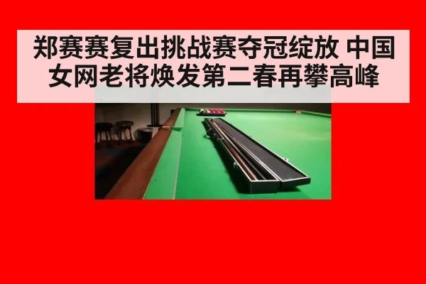 郑赛赛复出挑战赛夺冠绽放 中国女网老将焕发第二春再攀高峰